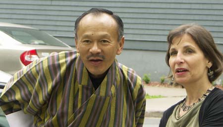 Lyonpo Jigmi Thinley and Valerie Stanford